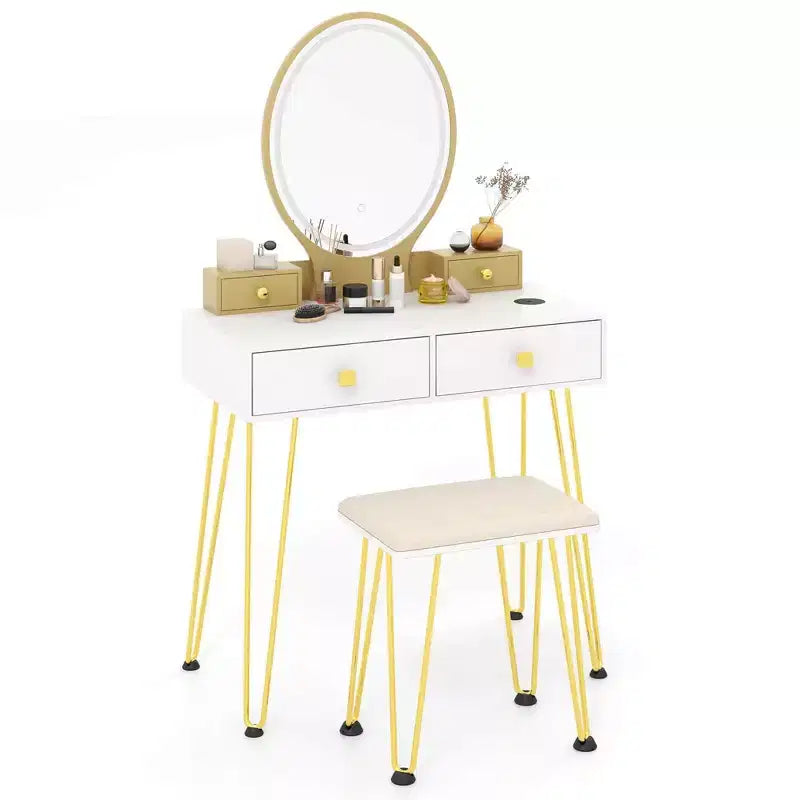 Tabouret coussin de coiffeuse de style industriel