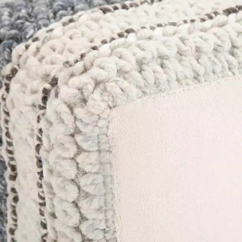 Repose-pieds carré capitonné