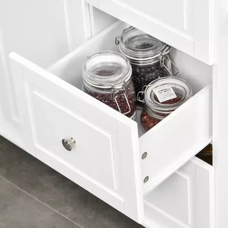 Desserte de rangement pour îlot de cuisine mobile