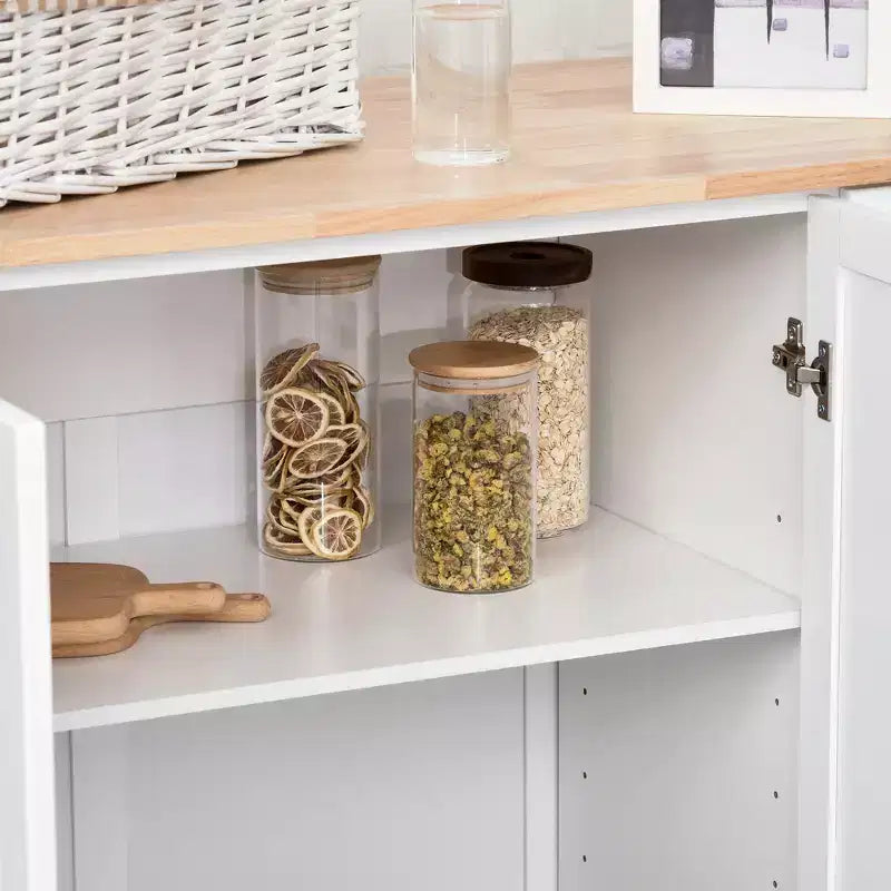 Desserte de rangement pour îlot de cuisine mobile