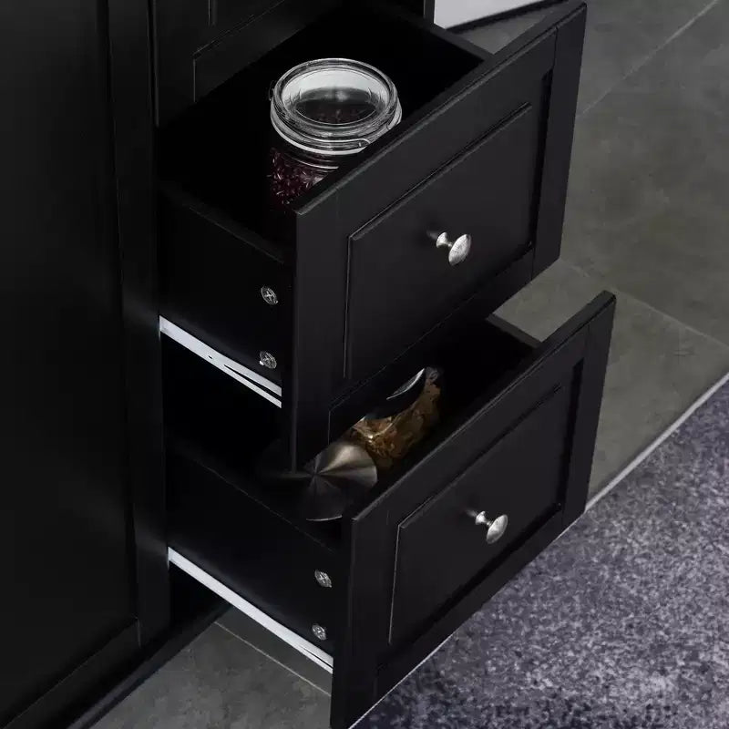 Desserte de rangement pour îlot de cuisine mobile