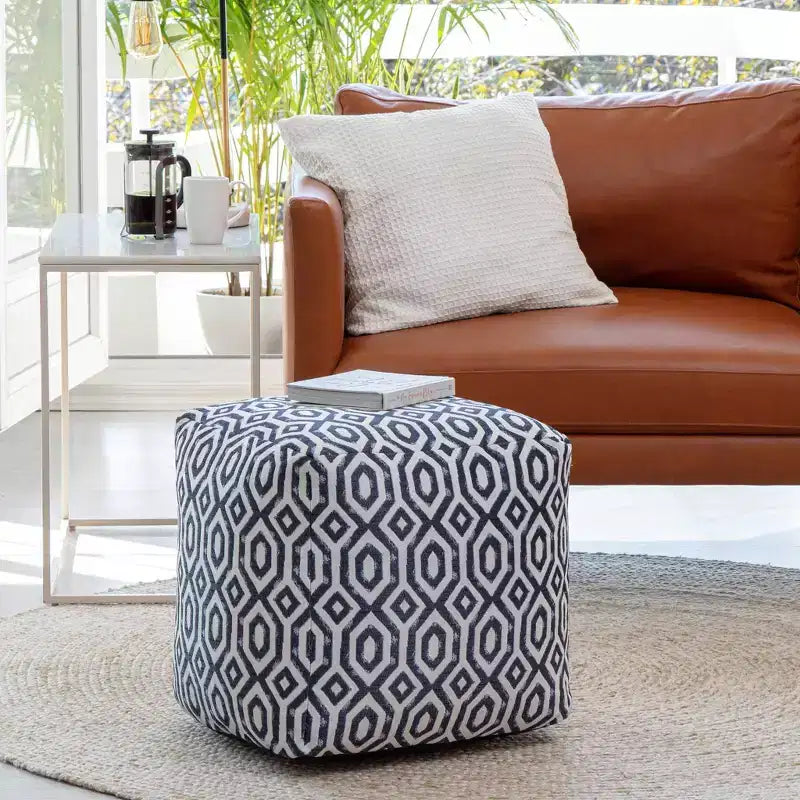 Zuma Indoor/Outdoor Pouf - Anji Mountain