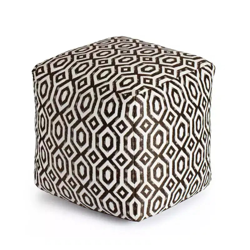 Pouf pompon intérieur/extérieur