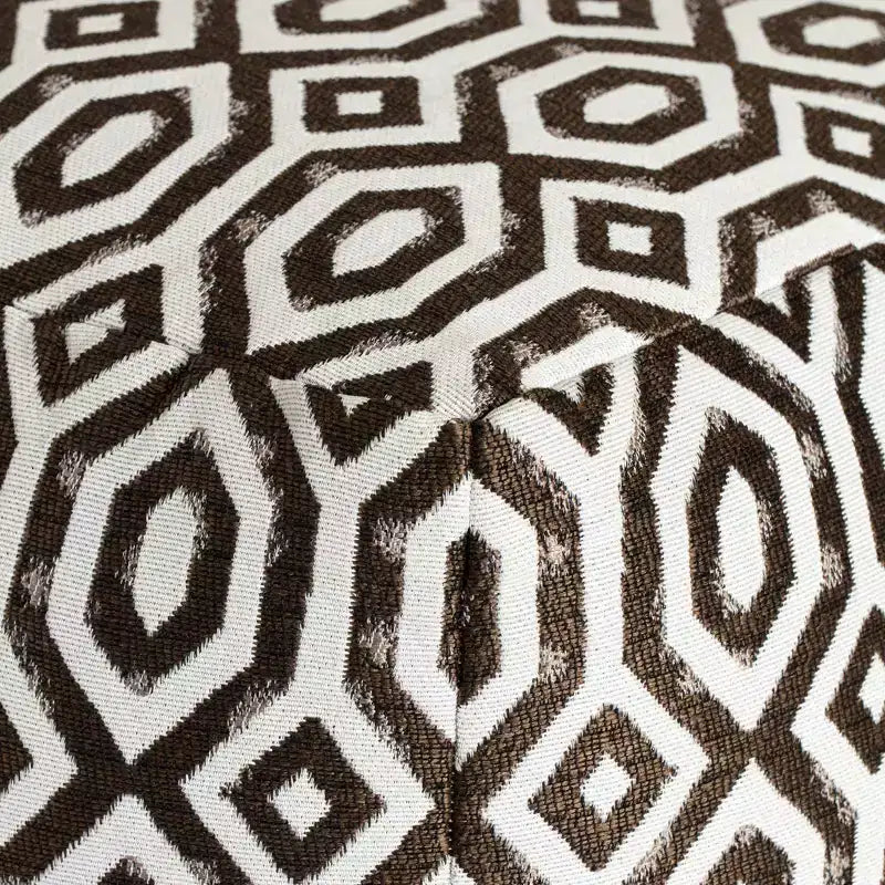 Pouf pompon intérieur/extérieur