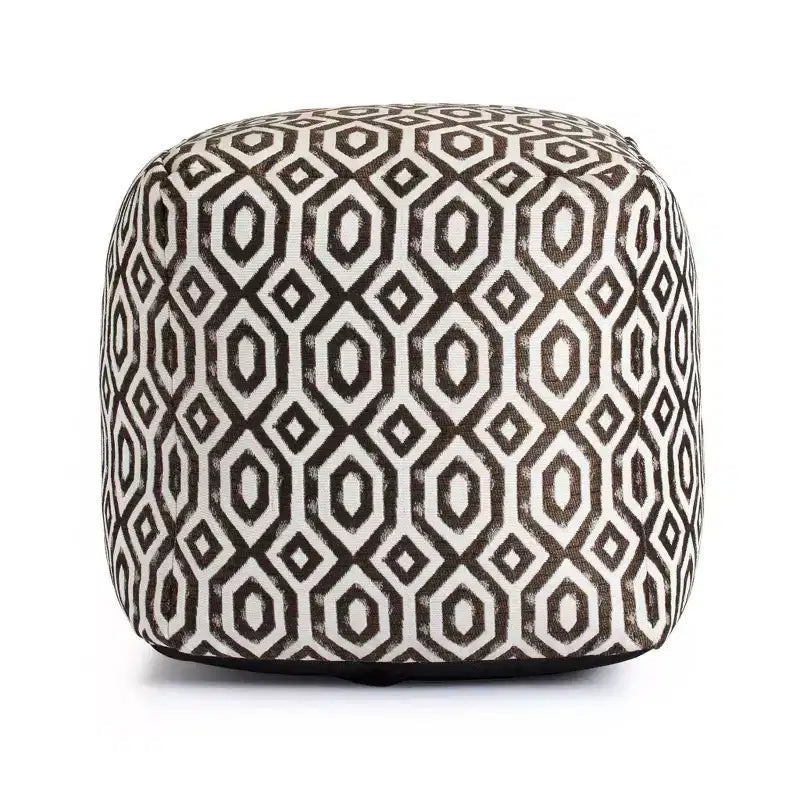 Pouf pompon intérieur/extérieur