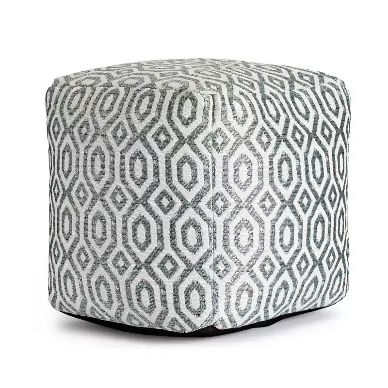 Pouf pompon intérieur/extérieur