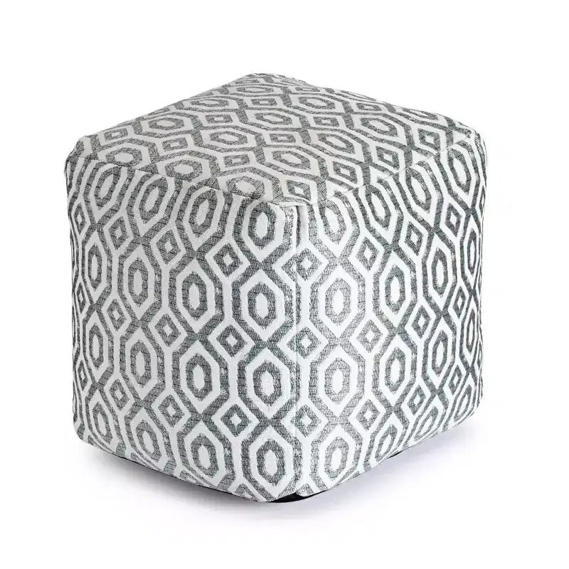 Pouf pompon intérieur/extérieur