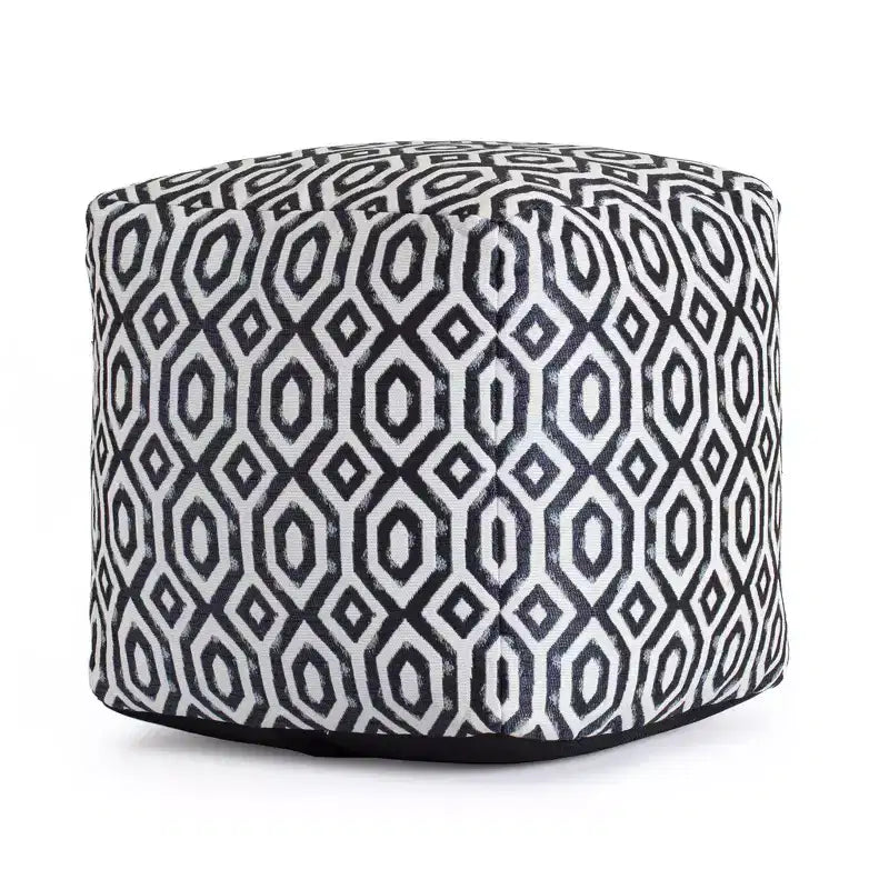Pouf pompon intérieur/extérieur