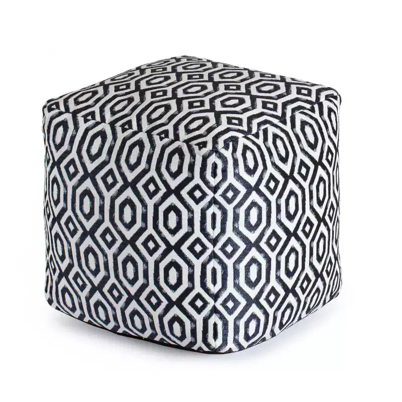 Pouf pompon intérieur/extérieur
