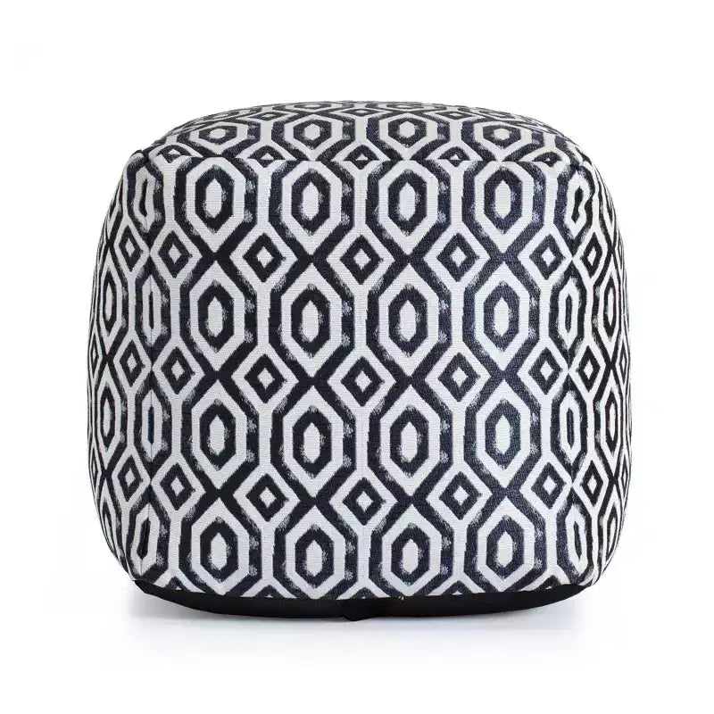 Pouf pompon intérieur/extérieur