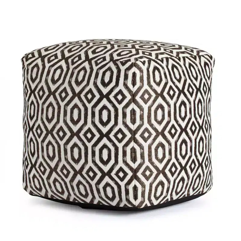 Pouf pompon intérieur/extérieur