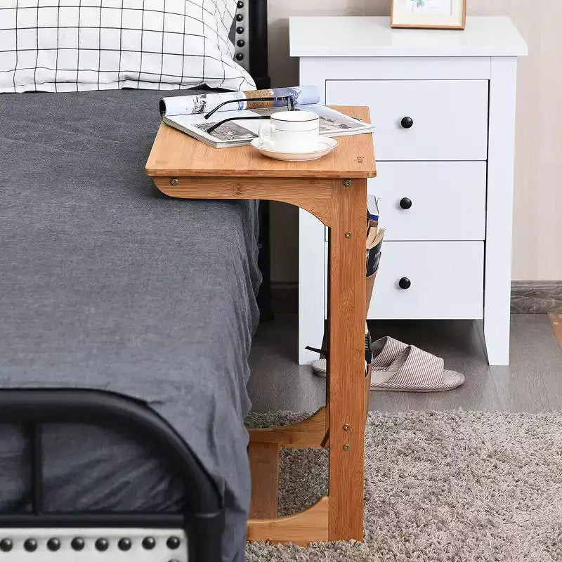 Table d'appoint pour ordinateur portable/café/snack/table de chevet (avec sac de rangement)