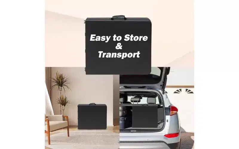 Table pliante, table portable en plastique