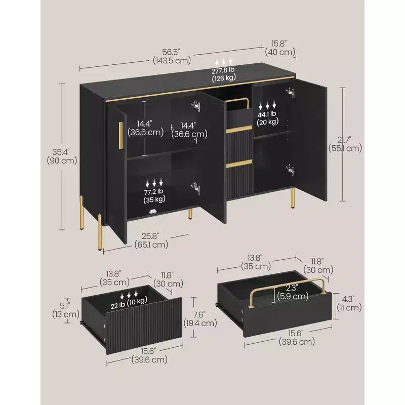 Buffet/Meuble de rangement avec fonction de rangement